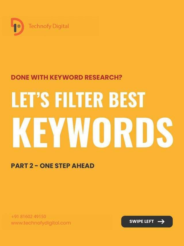 How to Filter Best Keywords?
