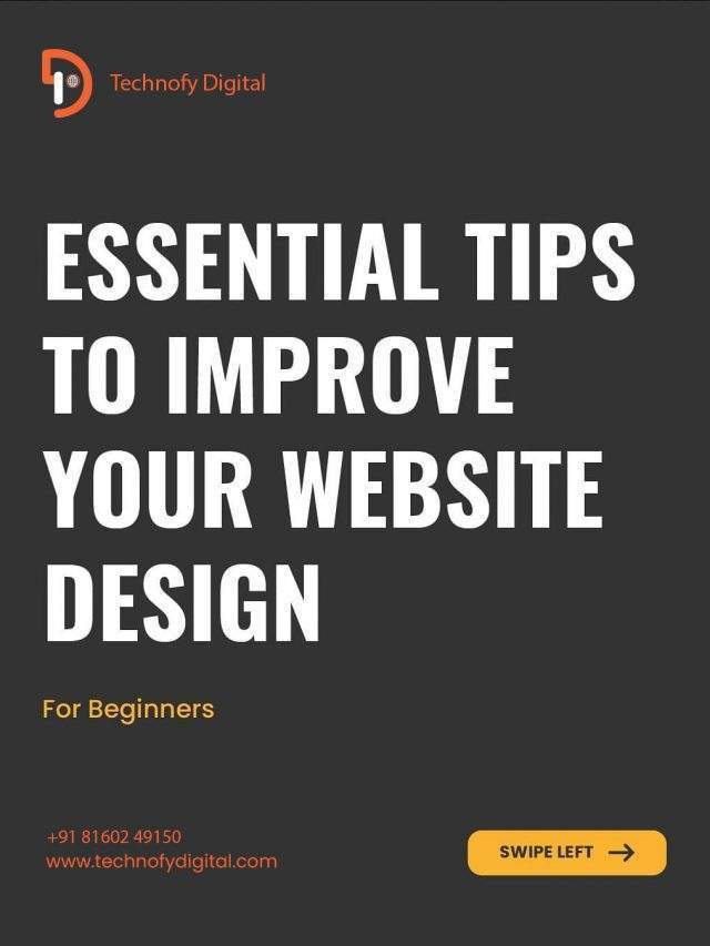 Essential Tips To Improve Your Website Design