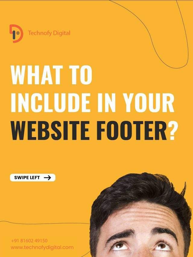 What To Include in Your Website Footer?
